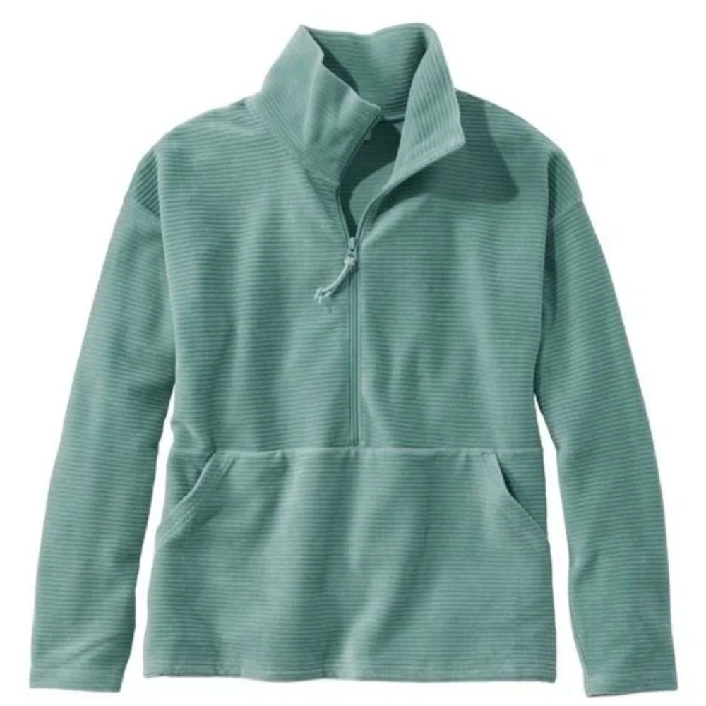 L.L. Bean Women's Soft Stretch Corduroy Pullover, Half-Zip